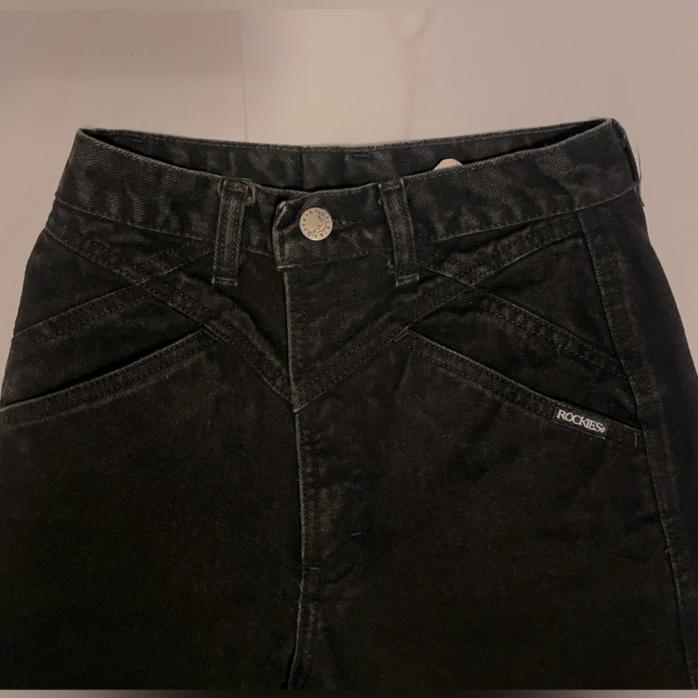 Vintage Black Bareback Jeans. 24x31.5
